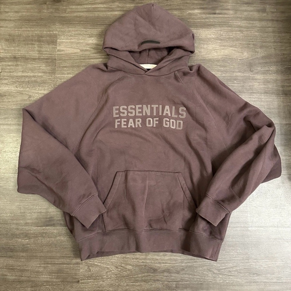 Essentials Fear of‎ God “Plum” hoodie